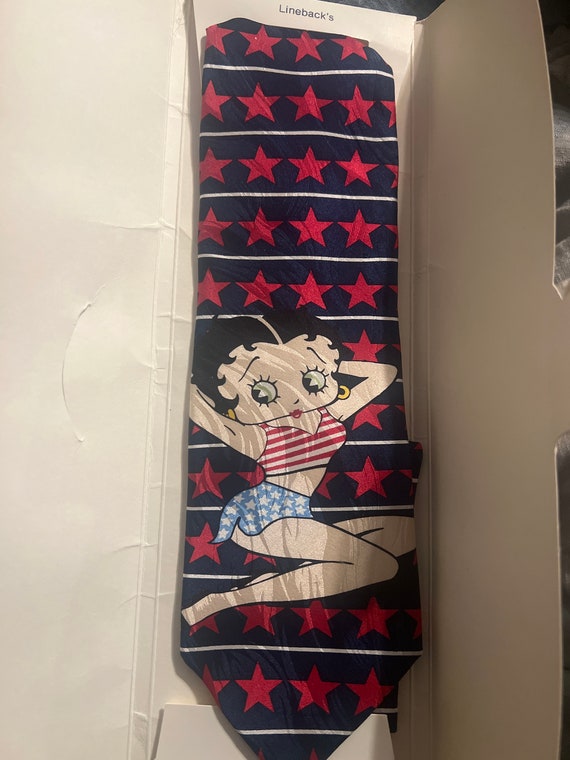 Vintage Betty boop necktie new in original case
