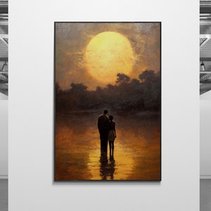 Black Art, Black Woman Art African American Art Canvas, Afro Art Print on Canvas for Modern Wall Decor, Ethnic Home Decor Housewarming Gift