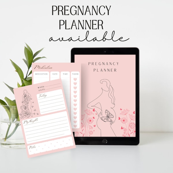 Pregnancy Journal, Expectant Mother Gift, Pregnancy Planner - Gift for parents to be, pregnancy record, Mum Baby Shower Gift Idea pregnance