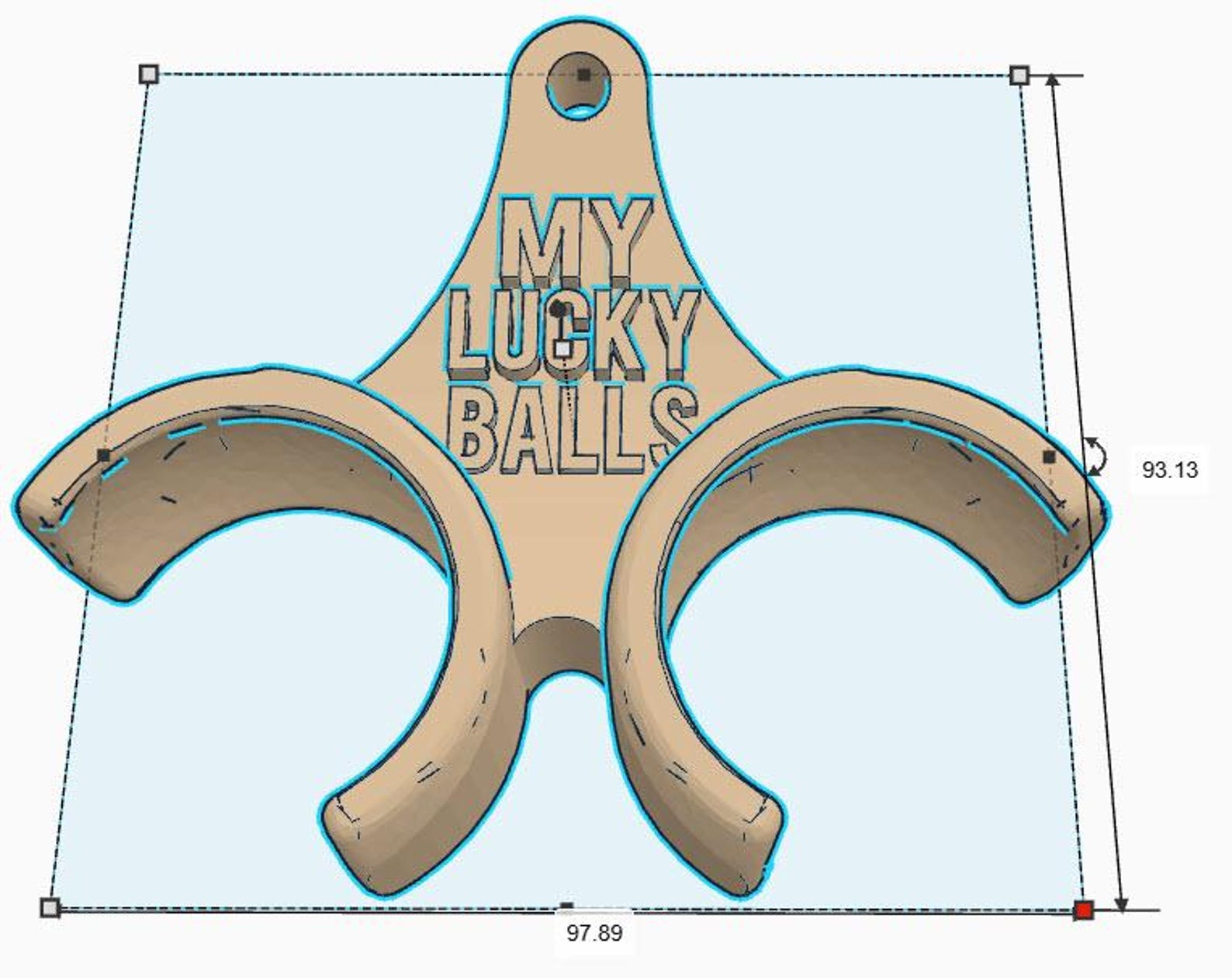 DIGITAL FILE - Golf Ball Holder - My Lucky Balls - Etsy