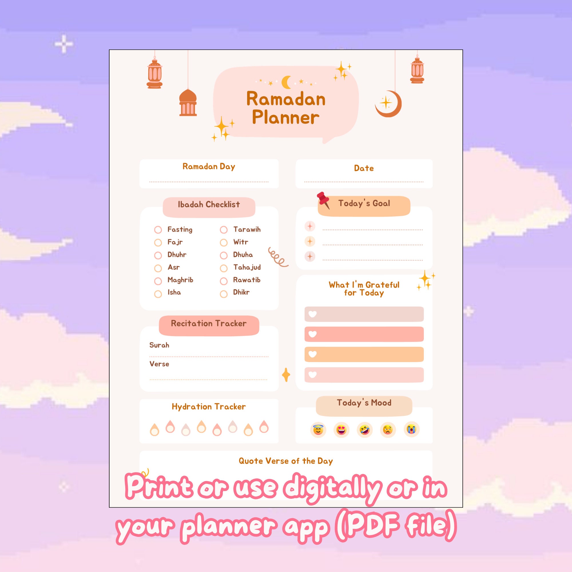 ramadan planner goodnotes