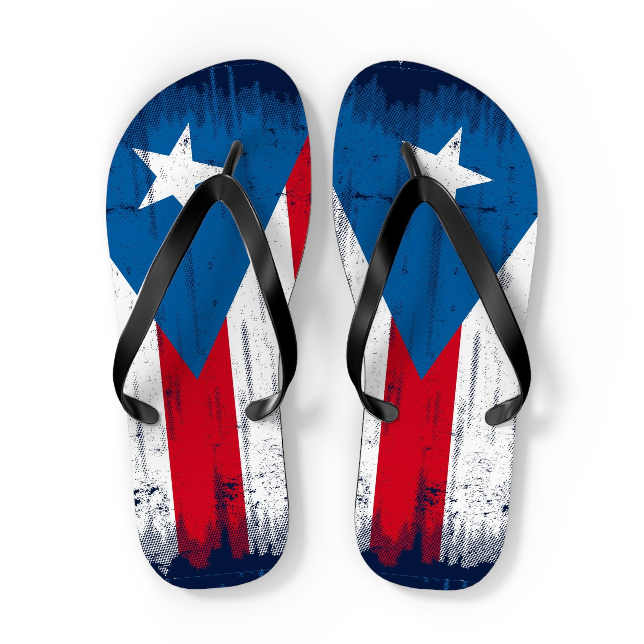 Puerto Rico Flag Flip Flops - Etsy Hong Kong
