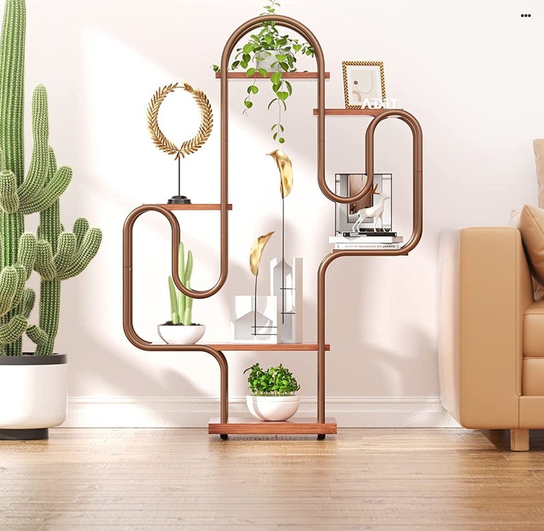 Plant Stand Indoormetal Plant Shelf for Indoor Plants Etsy