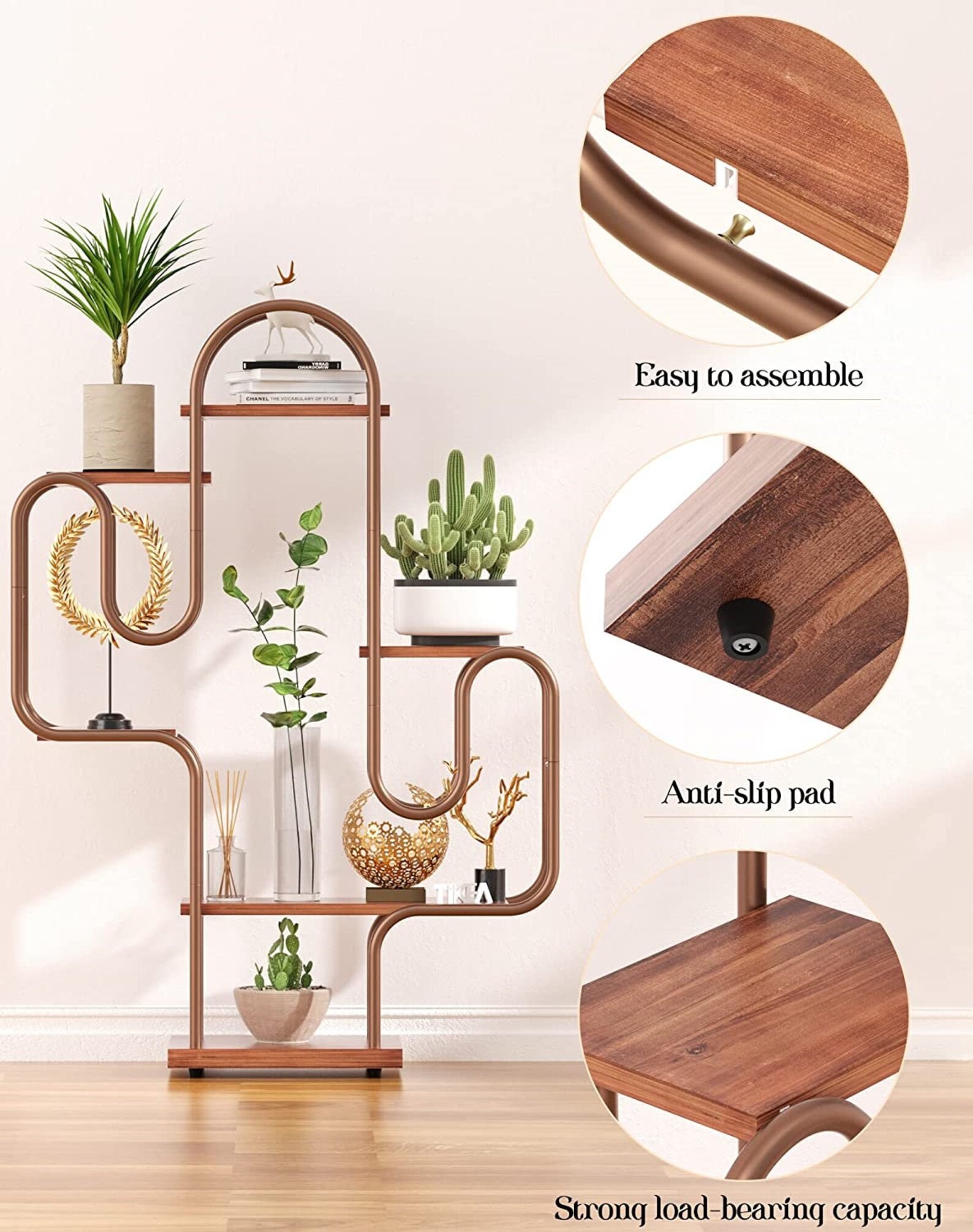 Plant Stand Indoormetal Plant Shelf for Indoor Plants Etsy