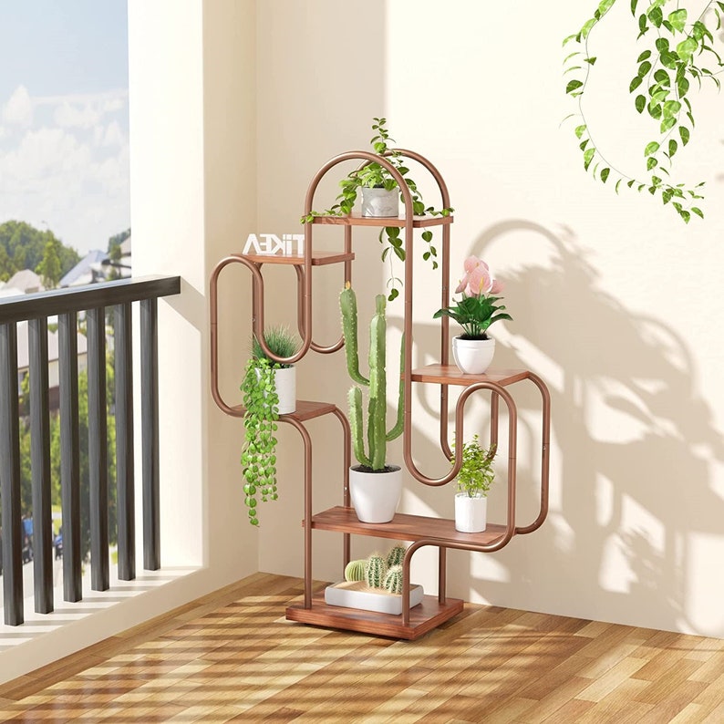 Plant Stand Indoormetal Plant Shelf for Indoor Plants Etsy
