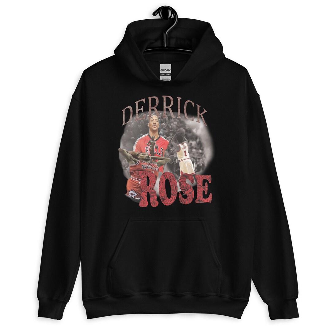 derrick rose red hoodie