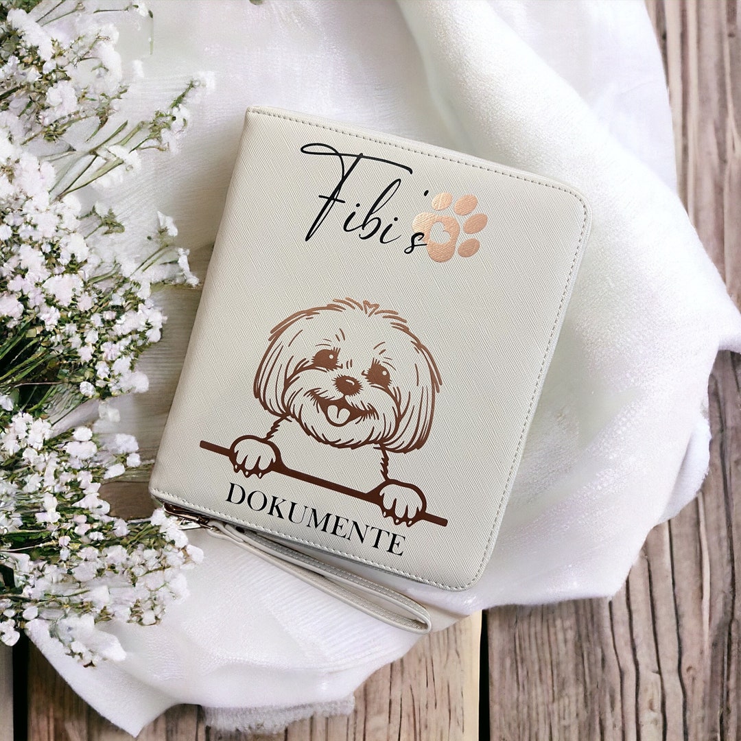 Personalized Document Bag for Pet Owners/dog Documents/vet Documents ...