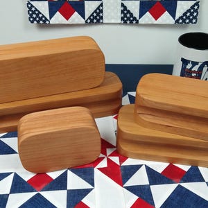 Quilter&#39;s Clapper Solid Cherry In 12.5&quot;, 10.5&quot;, 8.5&quot;, 6.5&quot;, 4.5&quot;