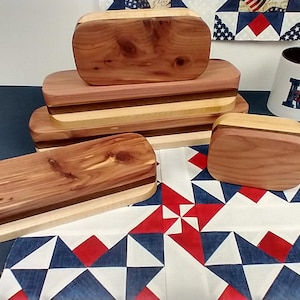 Quilt Clapper Red Cedar, Walnut & Maple In 12.5&quot;, 10.5&quot;, 8.5&quot;, 6.5&quot; or 4.5&quot; sizes