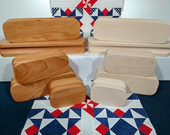 Quilters Clapper - Solid Maple and Cherry - Many Sizes Available - Gift for Quilters