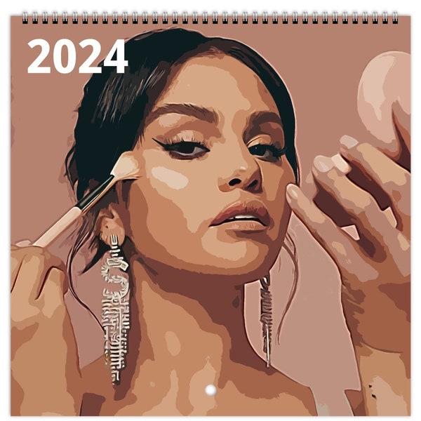 Selena Gomez 2024 Calendar Etsy