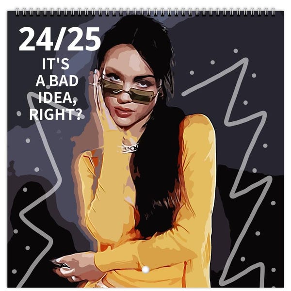 Olivia Rodrigo Calendar 2025 Etsy