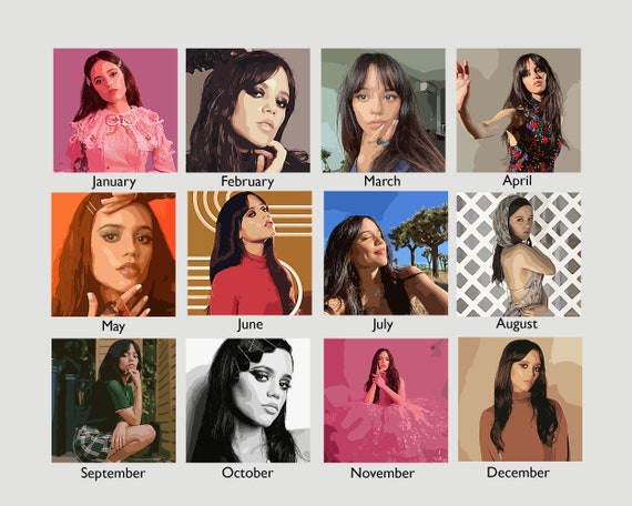 Wednesday Addams, 2024 Wall Calendar, Jenna Ortega, 12 Month Calendar, the  Addams Family, Custom, Year Planner, TV Movie Poster, Gag Gift - Etsy  Denmark