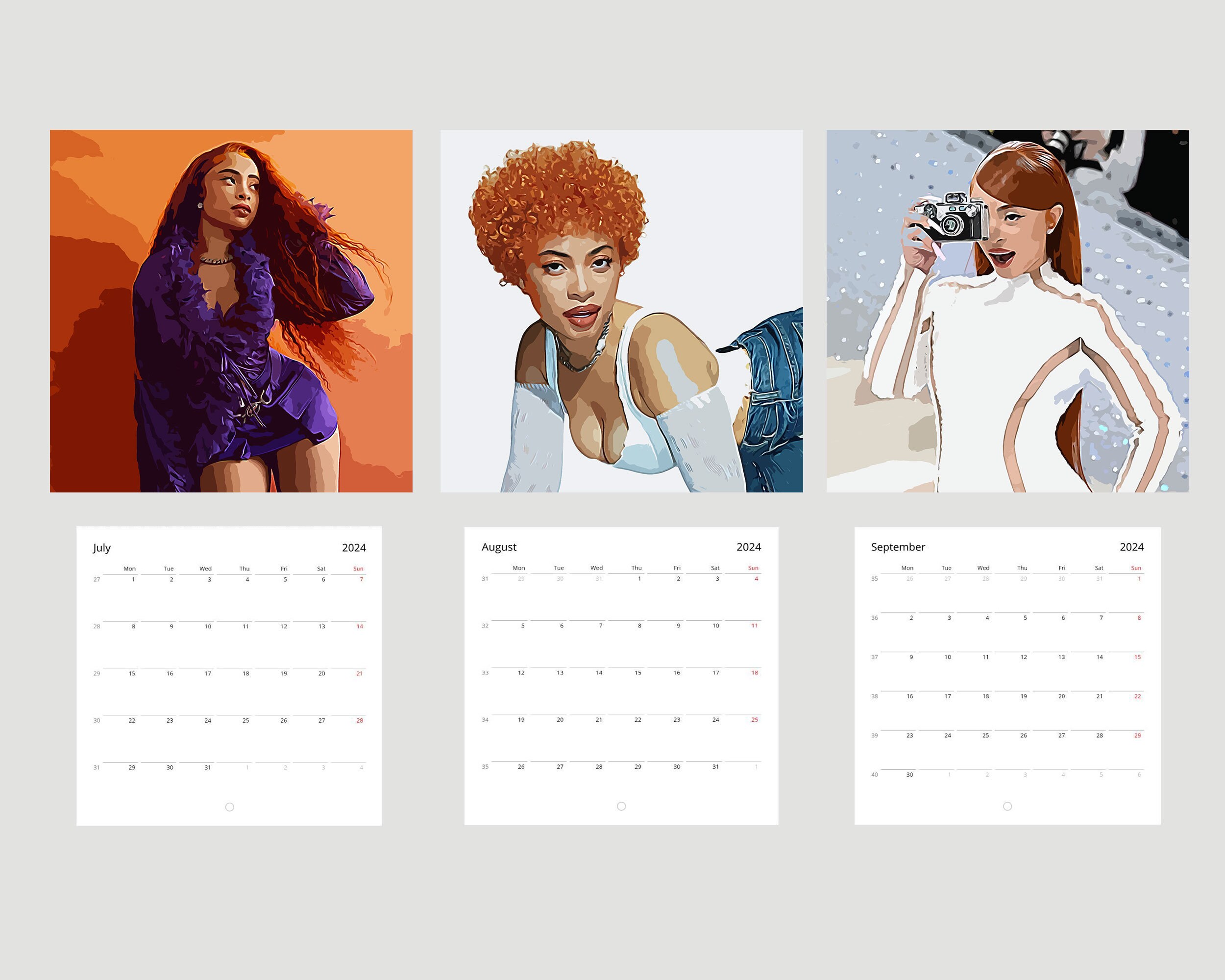 Ice Spice, 2024 Wall Calendar, Munch, 12 Month Calendar sold by Cathy
