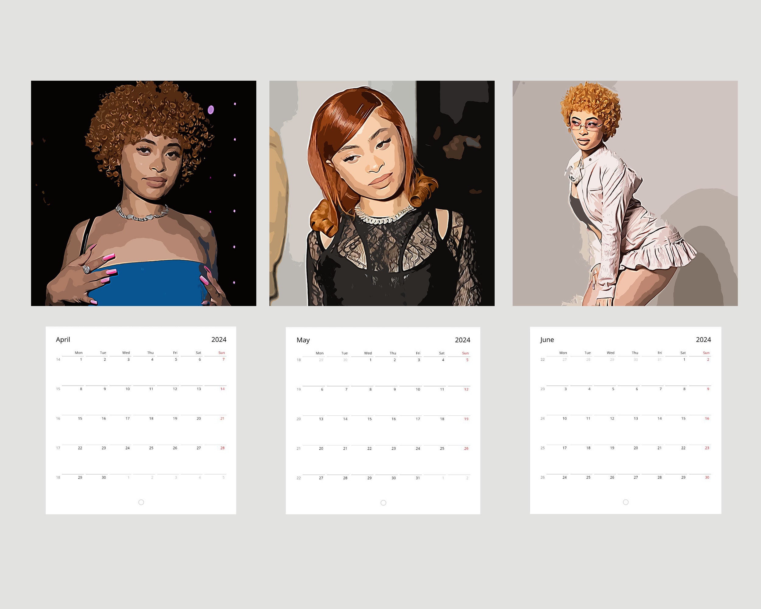 Ice Spice, 2024 Wall Calendar, Munch, 12 Month Calendar sold by Cathy