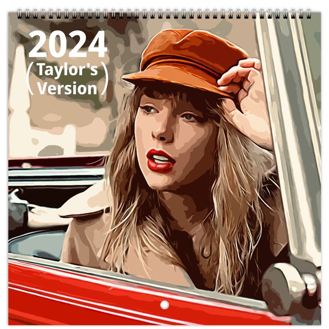 Taylor Swift Calendar 2024 Wall Calendar Swiftie The Eras Etsy