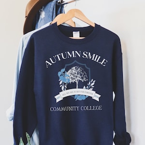 DEAR EVAN HANSEN Unisex Crewneck Collegiate Sweatshirt | Musical Theater & Broadway Inspired Merchandise