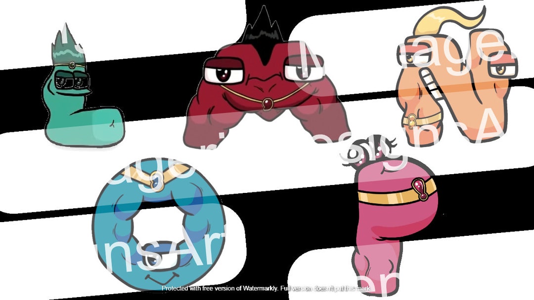 Alphabet Lore SUPER Heros LMNOP - Etsy