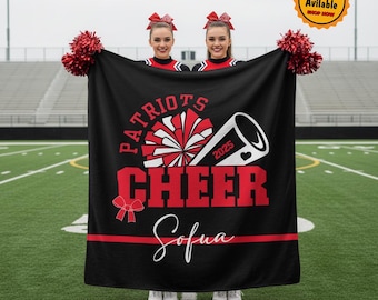 Custom Cheerleading Blanket: Personalized Team Senior Gift,grils gift