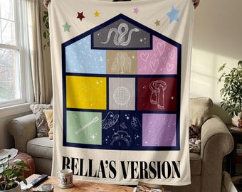 Custom Music Album Art Blanket, Song Lyrics, Personalized Gift