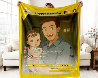 Custom Pokemon blanket,Father's Day Pokemon card blanket,pokemon card,pokemon decor, Custom Pokemon Present,ghibli,disney,pixar,pokemon