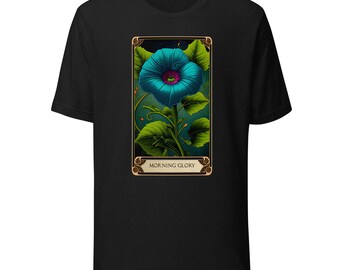 The Blooming Tarot: Morning Glory, Botanical Tarot Birth Flower Shirt