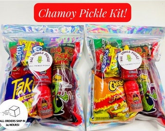 Chamoy Pickle Kit Sour Sweet Spicy Trending Pickle Best Seller Candy Celebration Party Food Gift Birthday Gift For Her