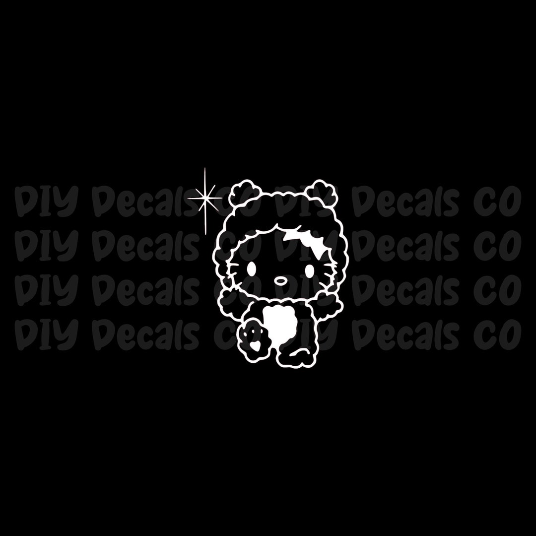 Hello Kitty Teddy Bear Waterproof Decal Sticker Sanrio Vinyl Etsy