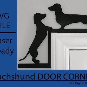 Dachshunds Door Corner / Door Corner / Dachshund / Window Corner / Window Decor / Wiener dogs