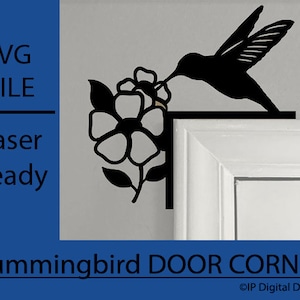 Hummingbird Door Corner / Door Corner / Hummingbird / Window Corner / Window Decor