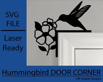 Hummingbird Door Corner / Door Corner / Hummingbird / Window Corner / Window Decor