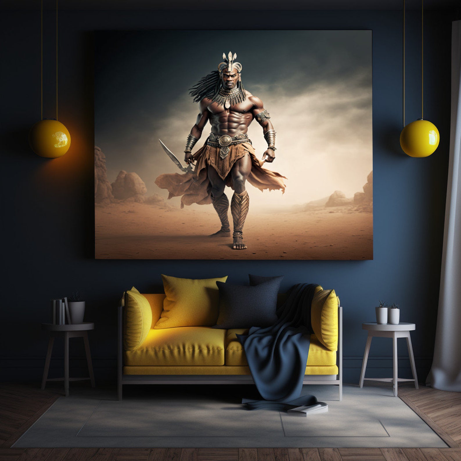 African Warrior Wall Art High Resolution Digital Download Etsy Il 1588xN.4628355812 R8j2