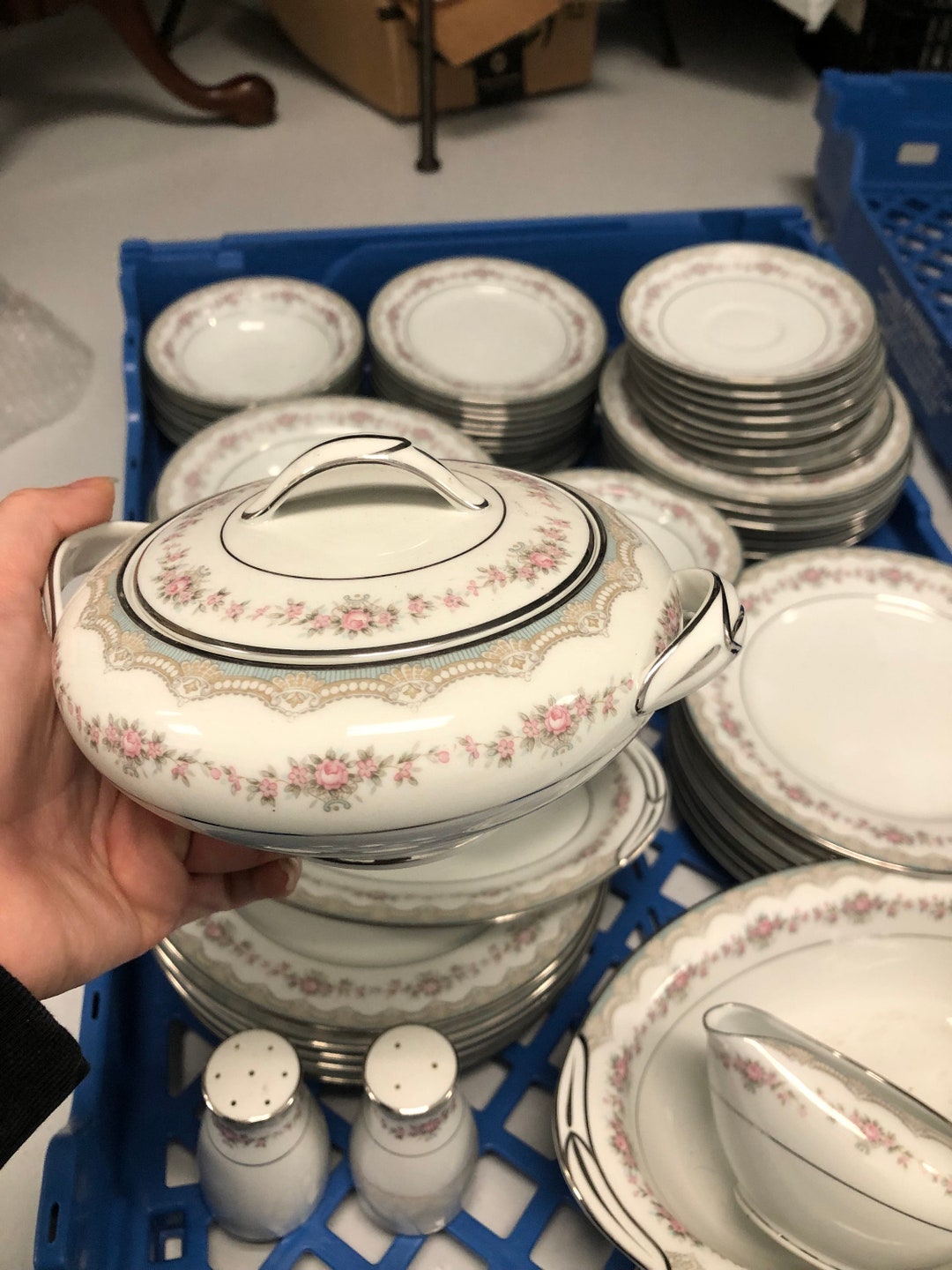 Noritake China Japan 5770 Glenwood U.S Design Pattern 181393 Etsy