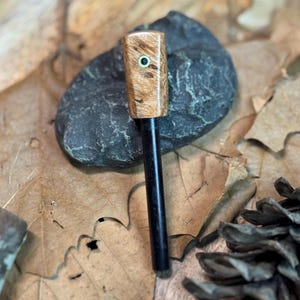 Custom Ferro rod / stablized burl