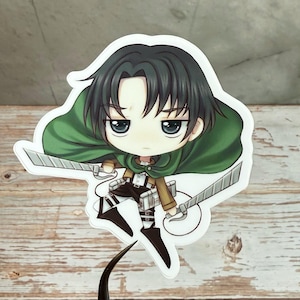 Attack on Titan AOT Levi Ackerman Matte Vinyl Sticker