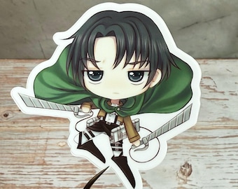 Attack on Titan AOT Levi Ackerman Matte Vinyl Sticker