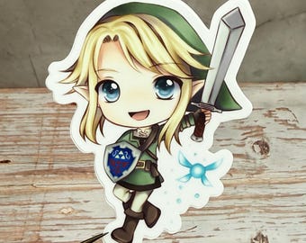 Legend of Zelda Link Matte Vinyl Sticker