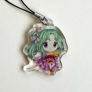 Final Fantasy VI 6 Terra Mini Acrylic Epoxy Charm | 1.5 inch