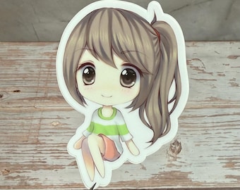 Spirited Away Chihiro Matte Vinyl Sticker