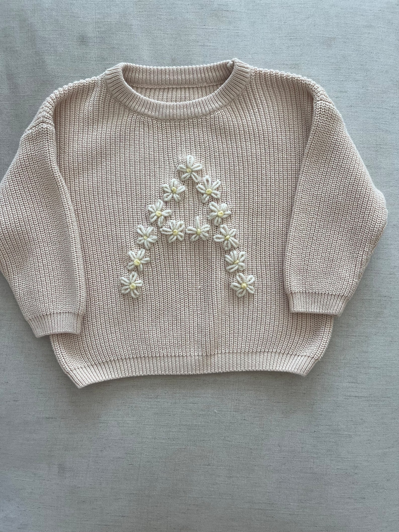 Custom Hand Embroidered Kids/toddler/baby Sweater Etsy