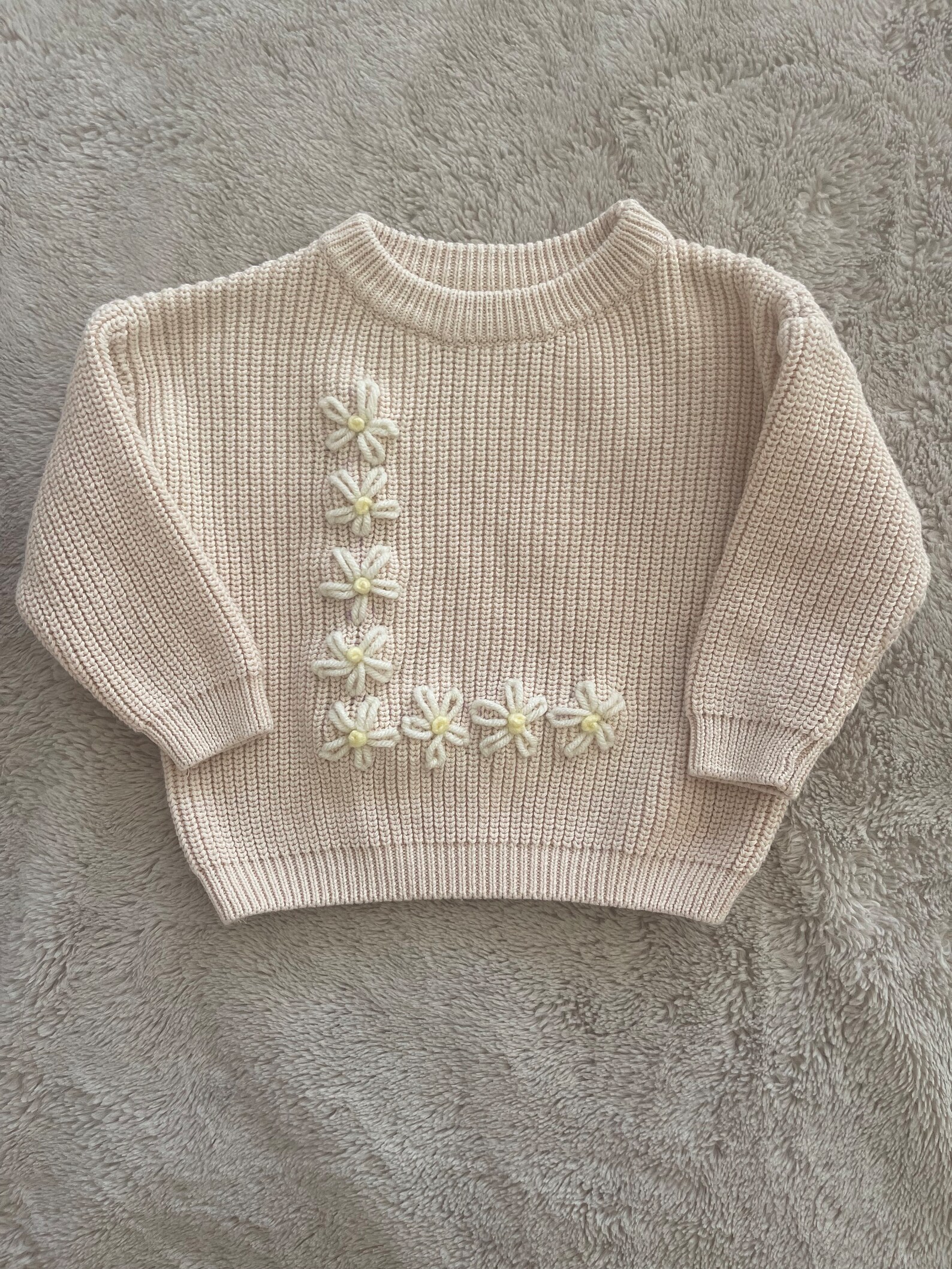 Custom Hand Embroidered Kids/toddler/baby Sweater Etsy