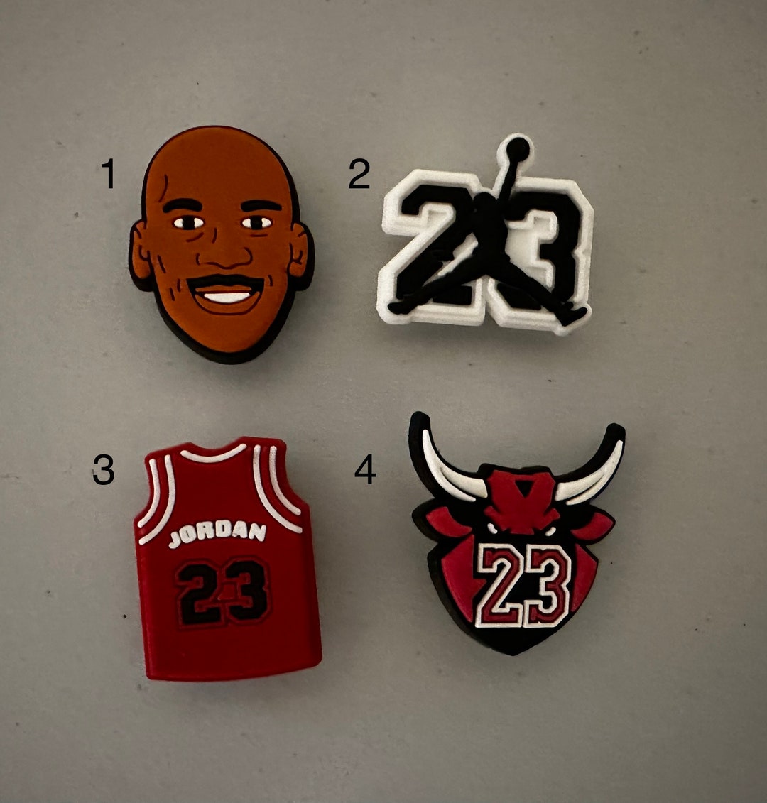 NBA Michael Jordan Basketball Croc Shoe Charms Etsy