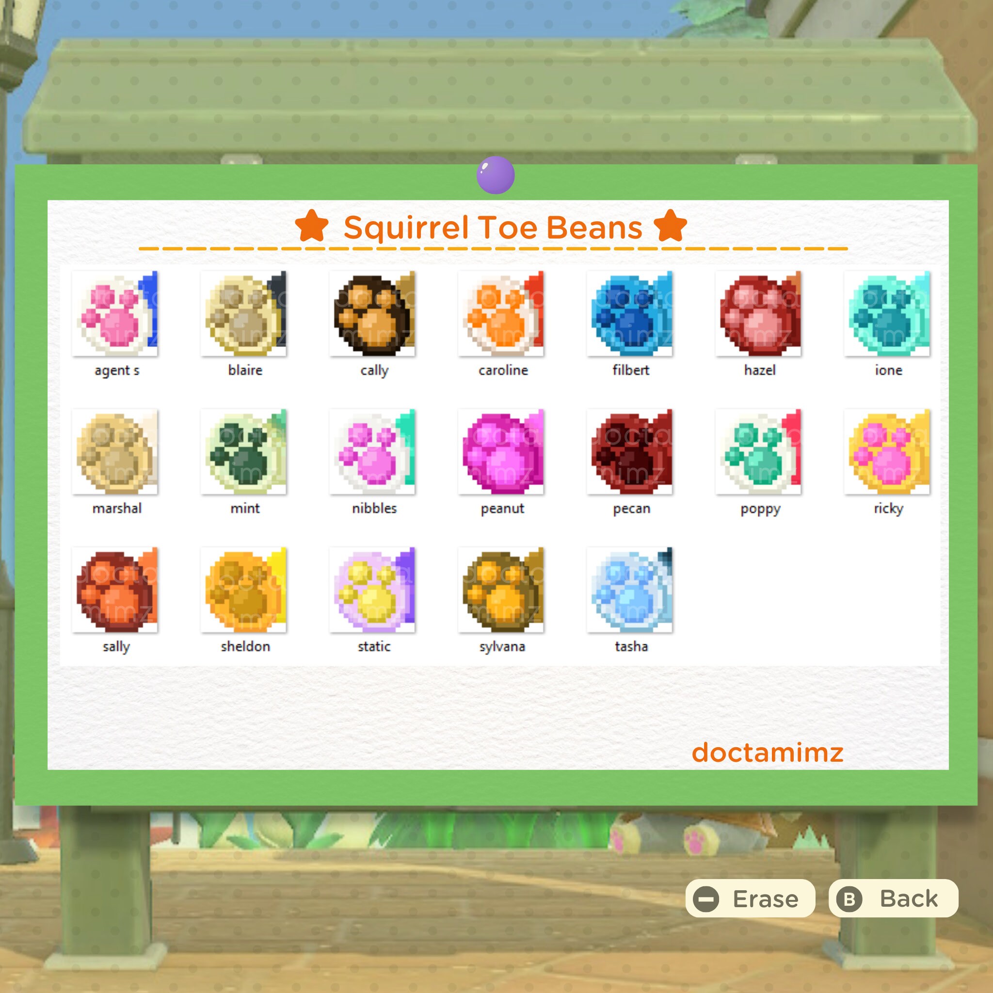 Twitch Sub Badges Set of 19 ACNH Squirrels Toe Beans Twitch Badges