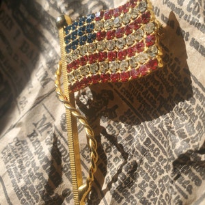 USA Flag Brooch