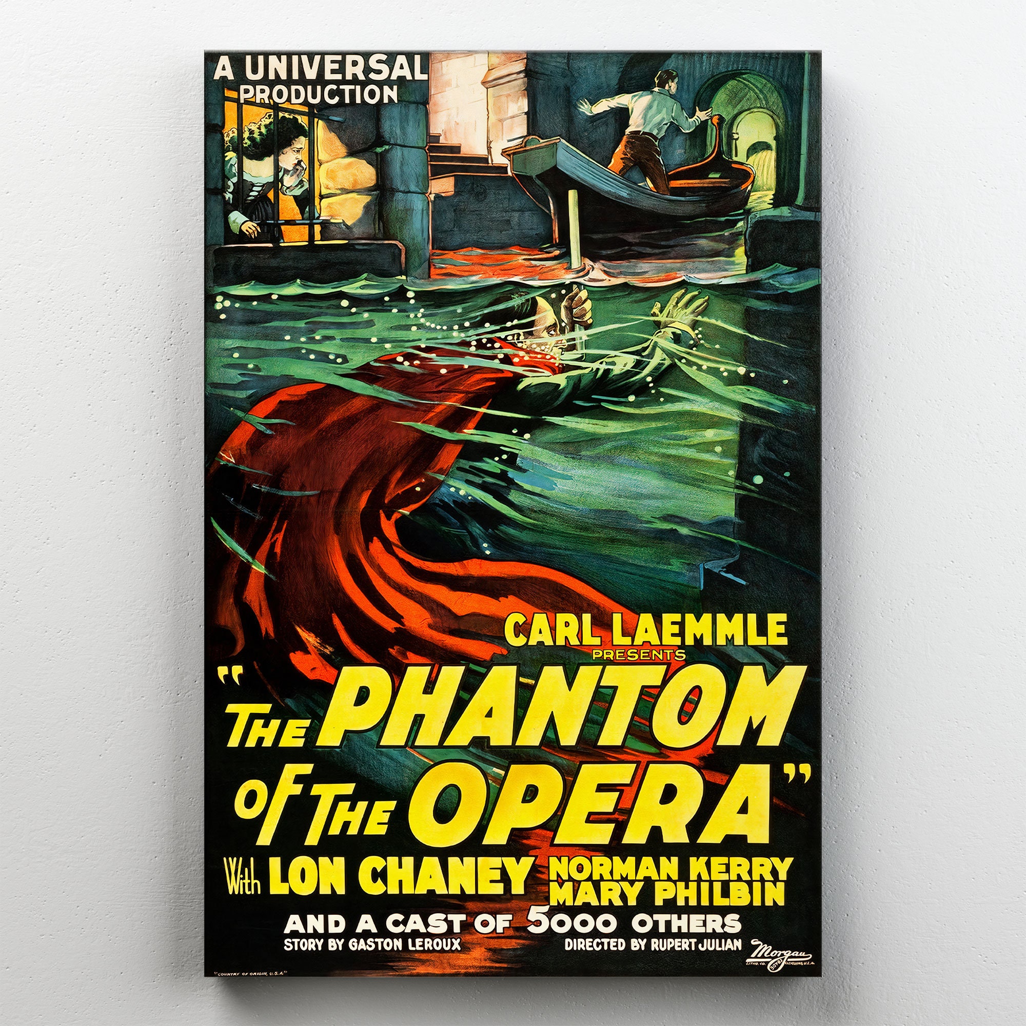 The Phantom of the Opera 1925 Horror Movie Poster Style B – Mystery Supply Co