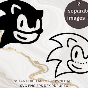 Sonic The Hedgehog Sonic svg png Vector Sonic The Hedgehog SVG Sonic png Hedgehog Svg Sonic Face Svg Sonic Characters SVG Sonic Silhouette