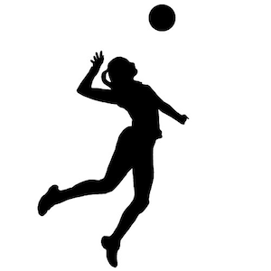 Volleyball Svg Bundle Svg Volleyball Net Svg Png Vector Silhouette ...