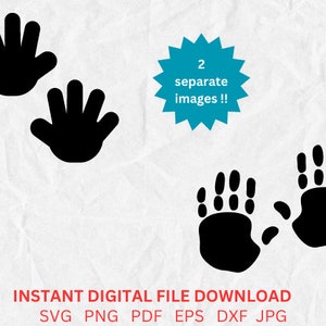 Handprints SVG- Handprints vector Kids Handprints png- Hands SVG- Hands Silhouette-Handprints files for Cricut-Hand print png-Hands vector