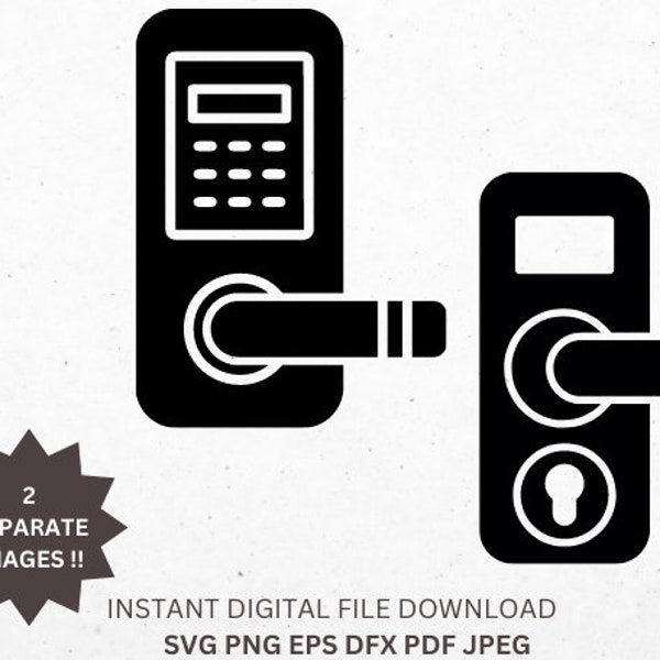 Door lock png Door lock svg Door lock vector icon Key door png Keypad png Door Cricut Door Silhouette Door ClipArt Door Cut File eps dxf jpg