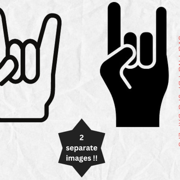 Rock Hand files for cricut vector rock hand svg Rock On Hand png Rock Hand cricut Rock Hand silhouette Rock Music svg Musician Rock png svg